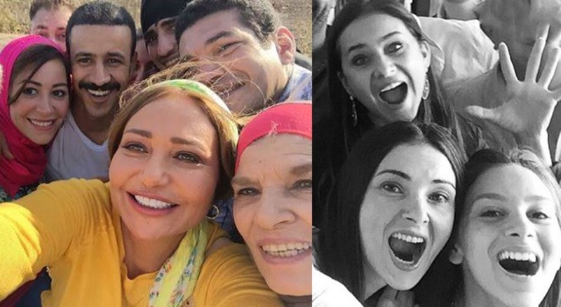 صور سيلفي للمشاهير العرب مع بعضهم مليئة بالتلقائية والجنون.. لن تصدق مع من أخذت ياسمين عبد العزيز صورتها!